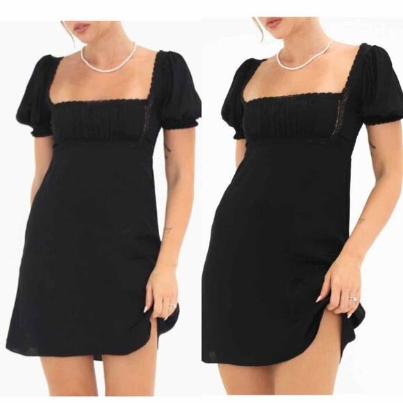 Rumored Napa Valley Mini Little Black Party Night Out Dress Size Small - Picture 2 of 13